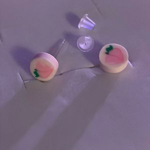 Tiny fruit earrings